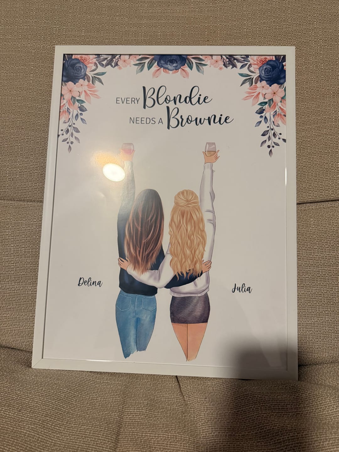 Customer photo review of Best Friends Forever - Personalisiertes Poster