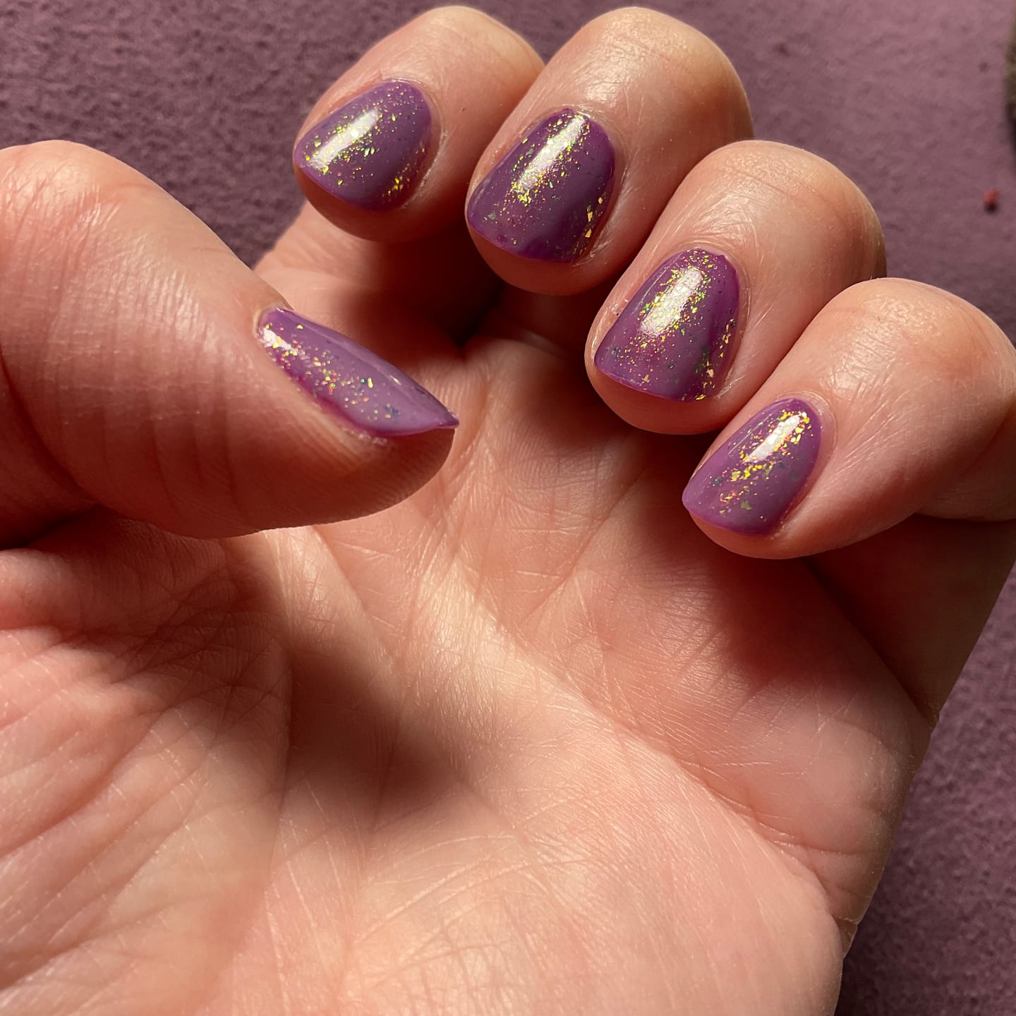 Customer photo review of Speed of Light: Force | Plush Lightning Dry Top Coat