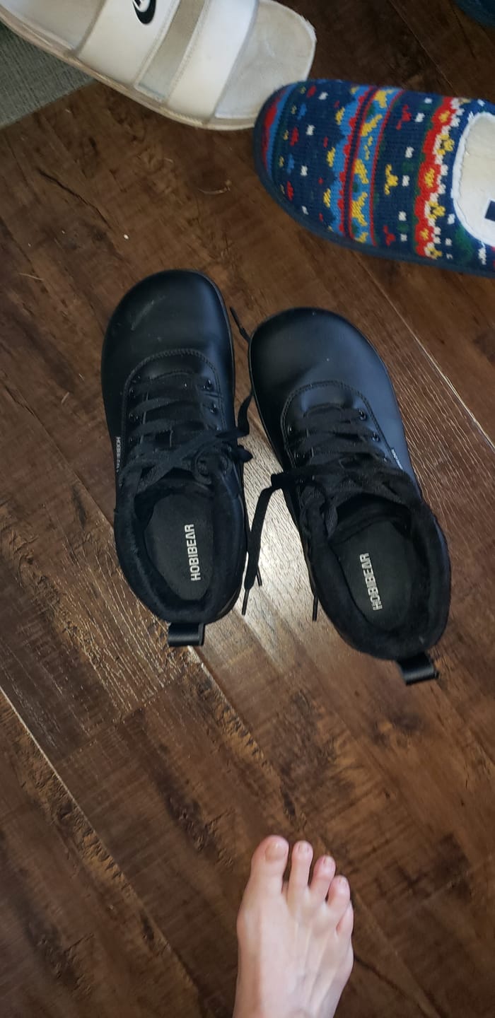 Customer photo review of Spruce - Winter Barefoot Shoes