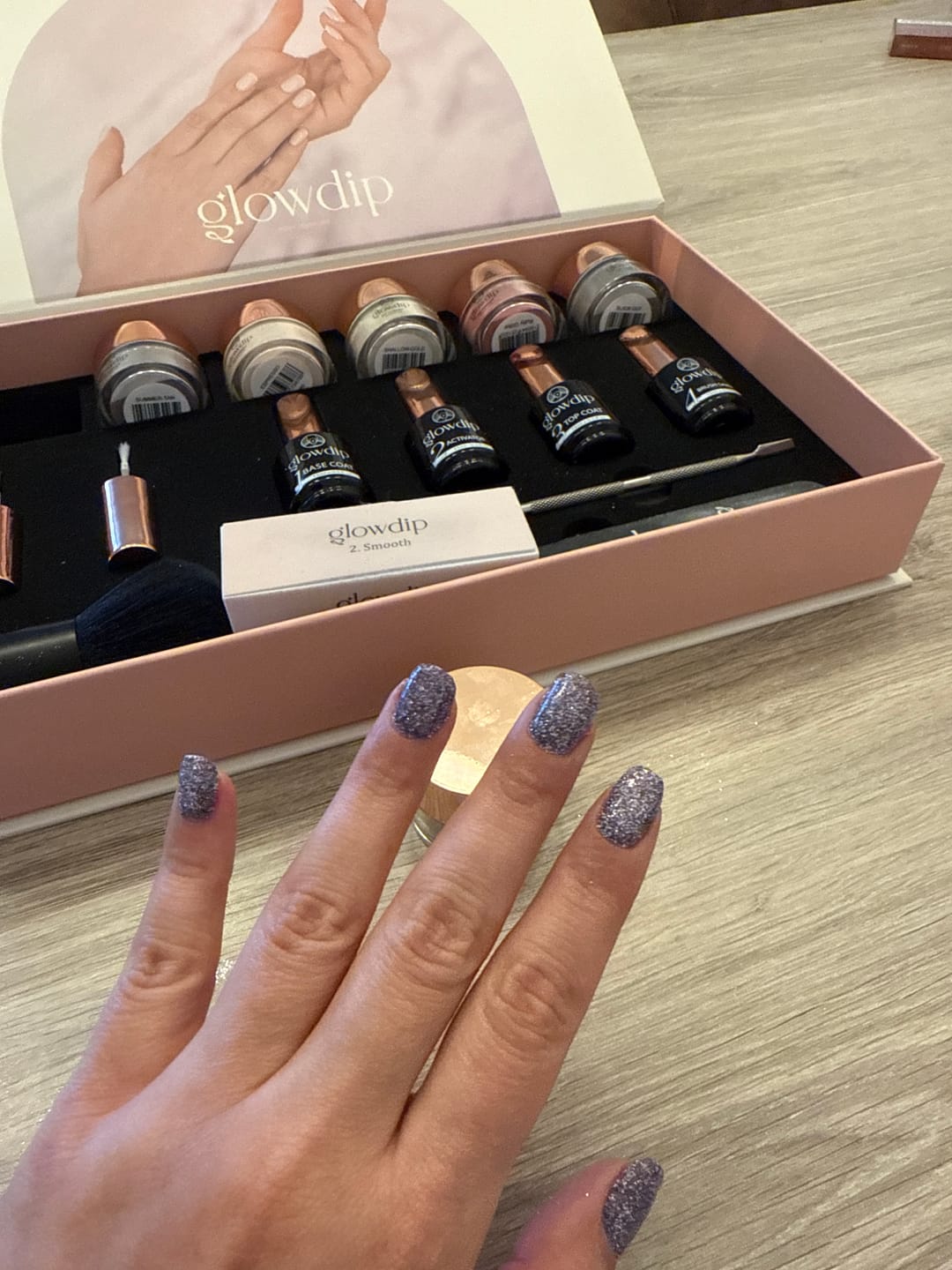 Customer photo review of Euro Style Dipping Powder