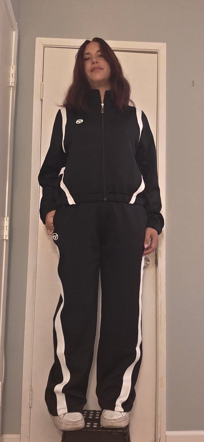 Customer photo review of Anna Track Pant- Black Beauty