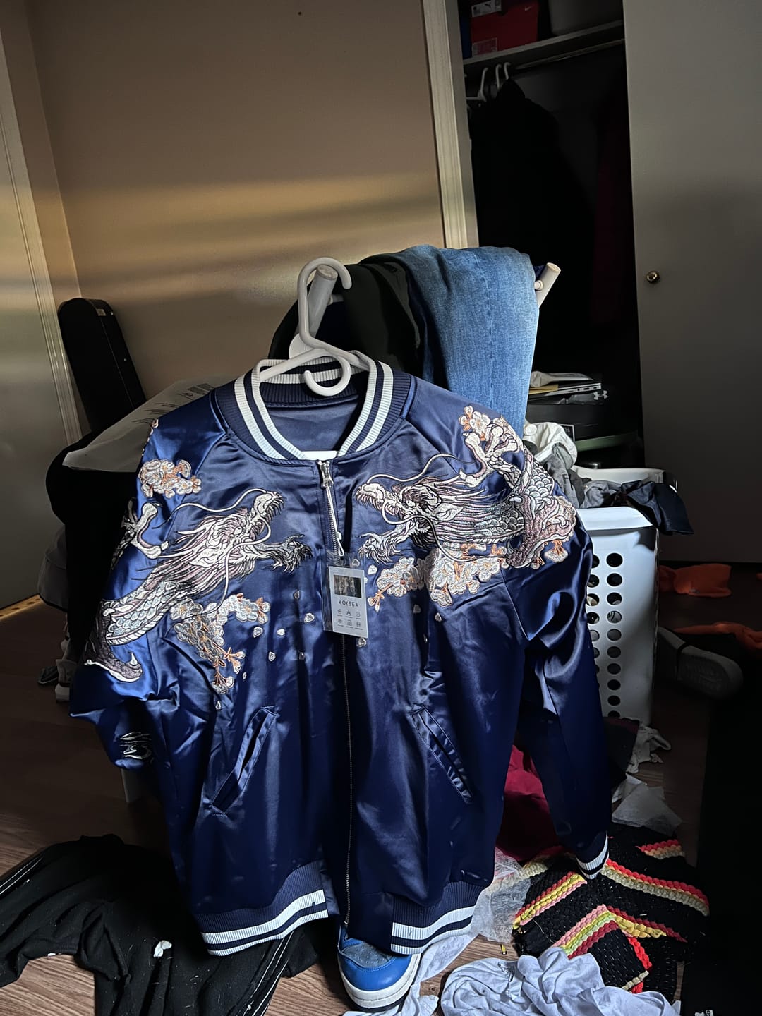 Customer photo review of Double Dragon & Phoenix Sukajan Souvenir Jacket
