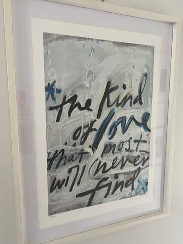 Robbie H. review of KIND OF LOVE – A2 PRINT image 1 out of 1