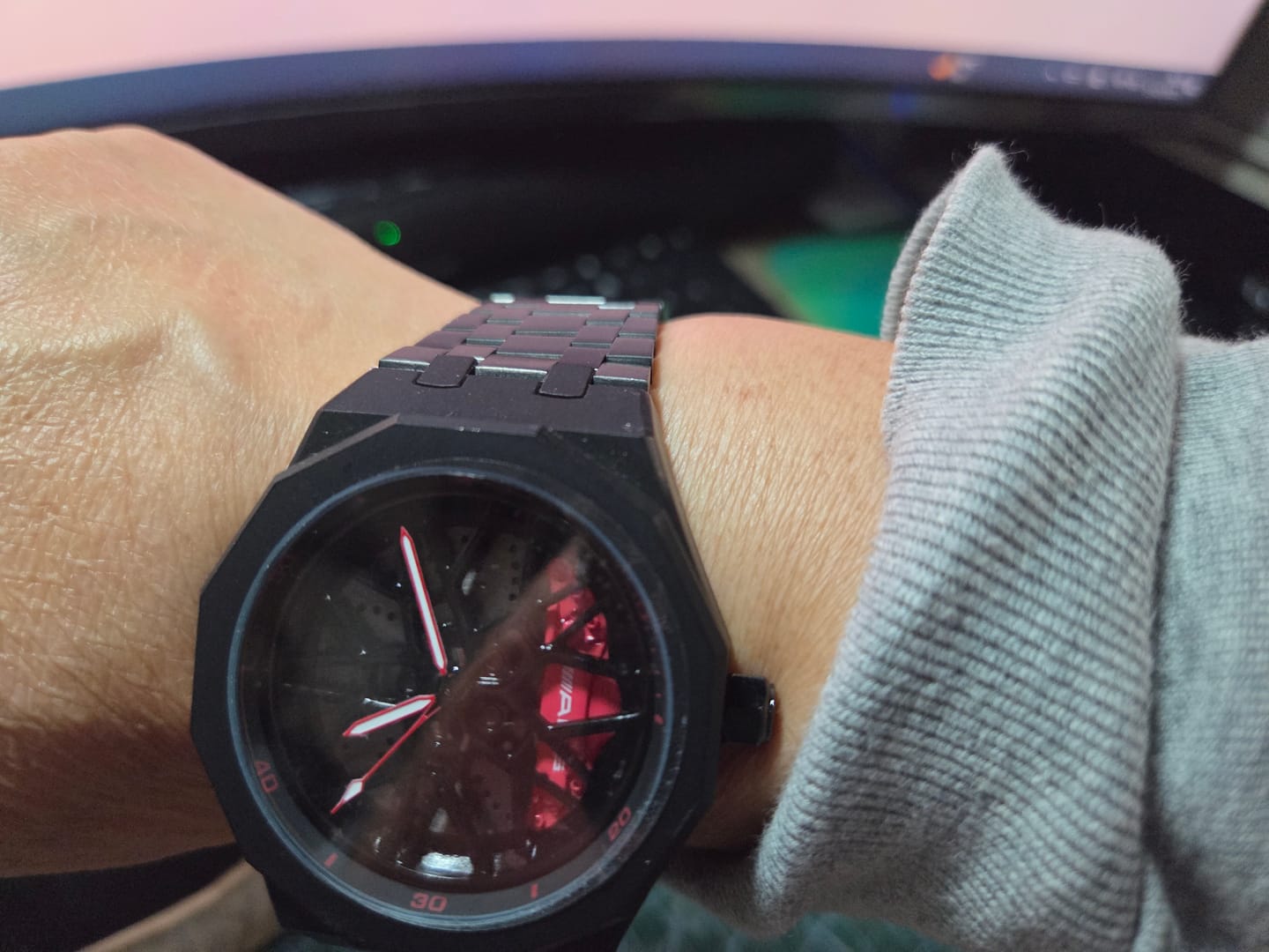 Customer photo review of Petronas G55 - Brushed Steel Strap