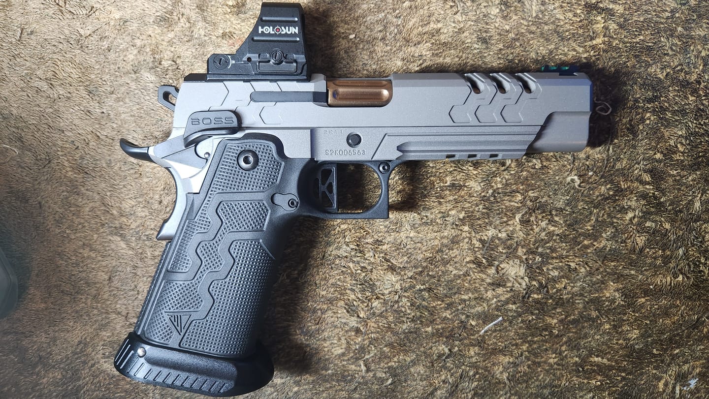 Customer photo review of 1911/2011 Ambidextrous Safeties with Shields – One-Piece CNC | Boss Components