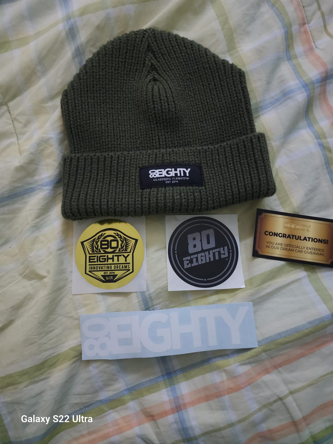 Customer photo review of 80eighty® HQ Jade Beanie