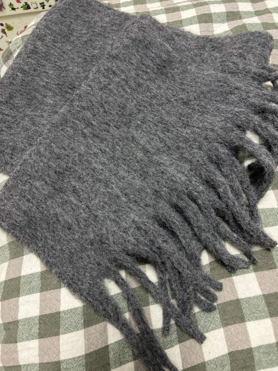 Customer photo review of Tanya Tasseled Winter Scarf