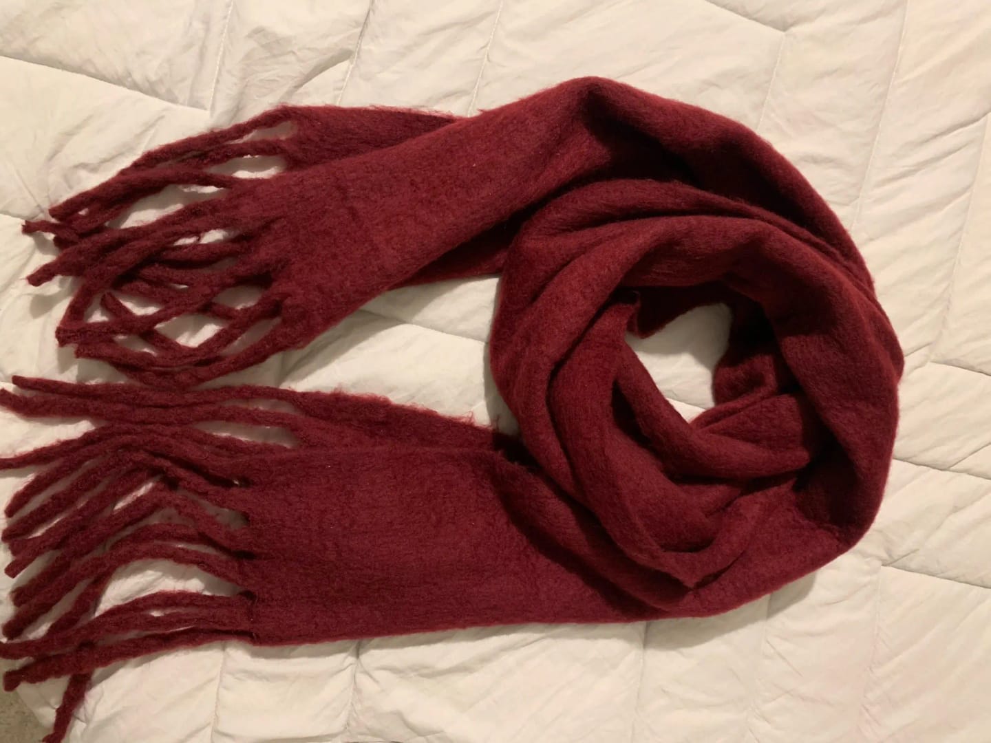 Customer photo review of Tanya Tasseled Winter Scarf