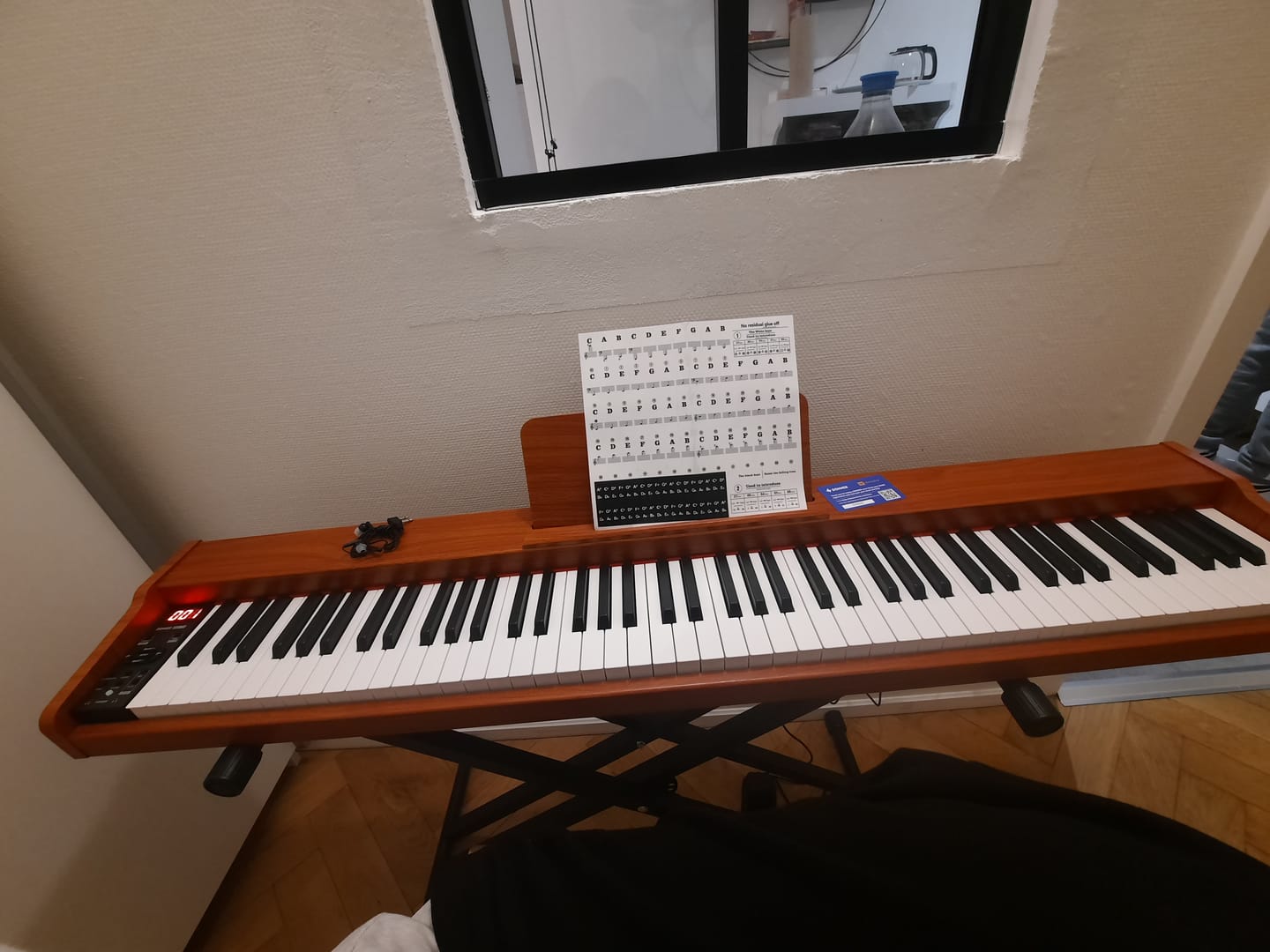 Customer photo review of 【Précommande】Donner DEP-1S Semi-Lesté De Style Bois Piano Numérique【expédition le 20 décembre】