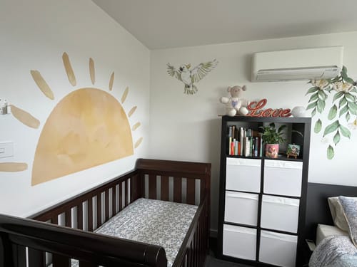 Customer photo review of Sun Wall Decal