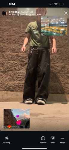 Customer photo review of American Streetwear Deconstructed Patchwork Jeans