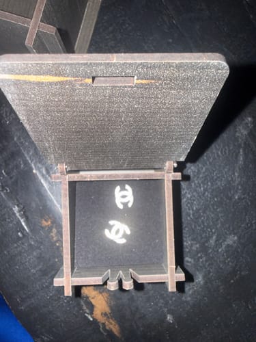 Customer photo review of Women's CC Design Silver Earrings Delicate Gemstone Studs