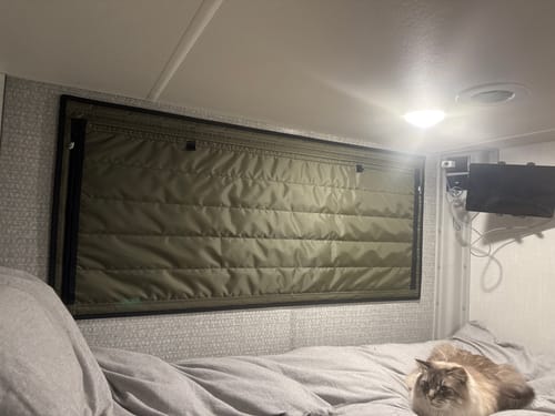 Customer photo review of Sprinter Ekko - FitRV Bed Shade (Set)