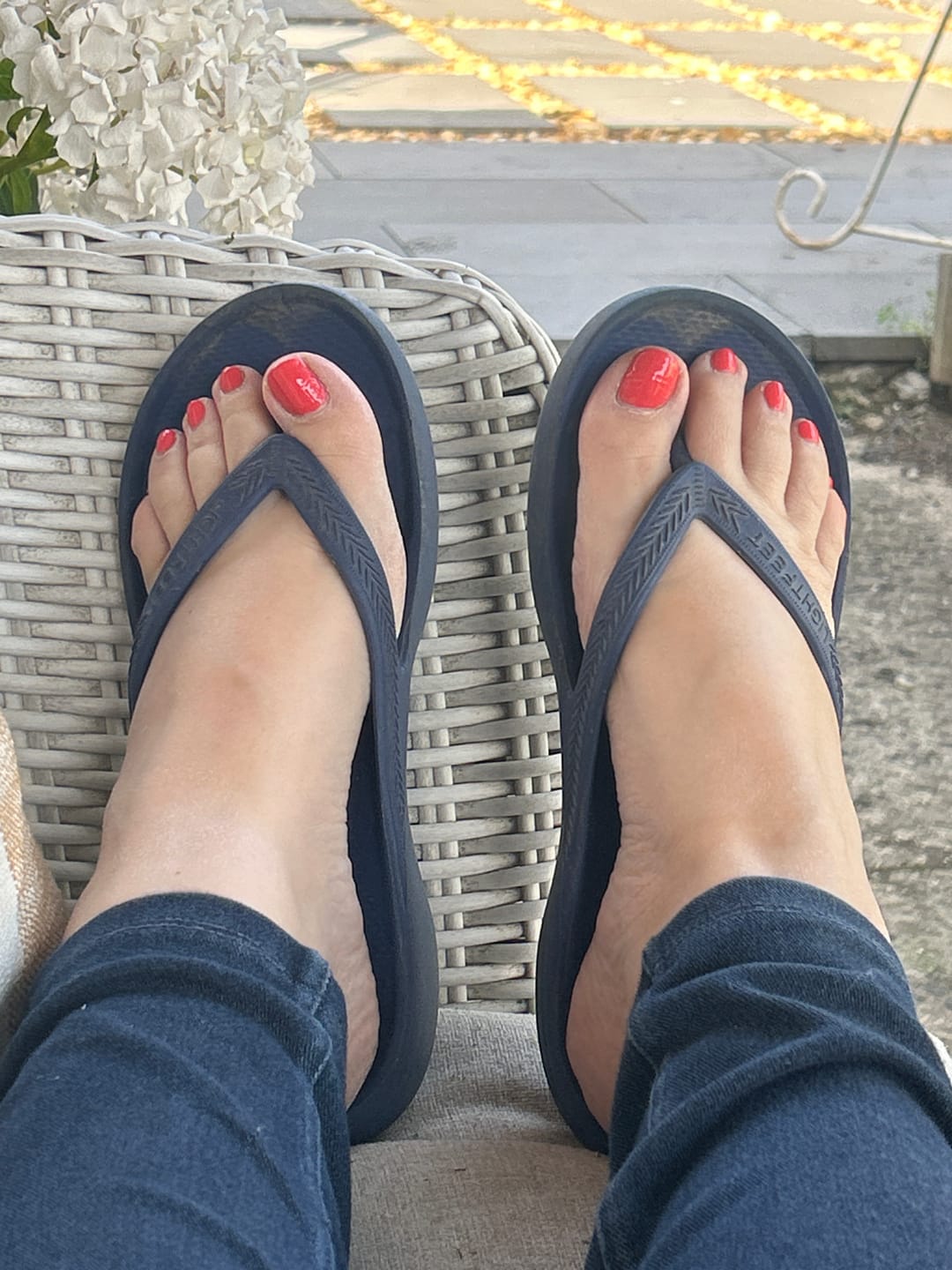 Customer photo review of Khaki - Arch Support Thongs