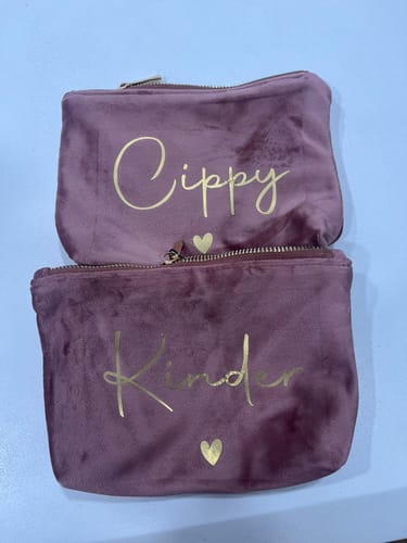 Customer photo review of La mia borsa per cosmetici - Borsa personalizzata per trucchi e cosmetici con nome