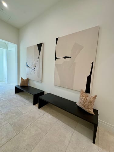 Customer review photo for Abstract Painting Set Of 2 #SP107