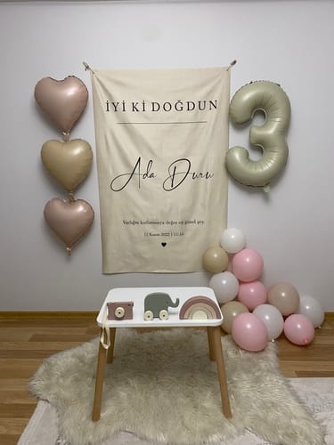 Seher P. review of Kişiselleştirilebilir Doğum Günü Örtüsü (#24) image 1 out of 1