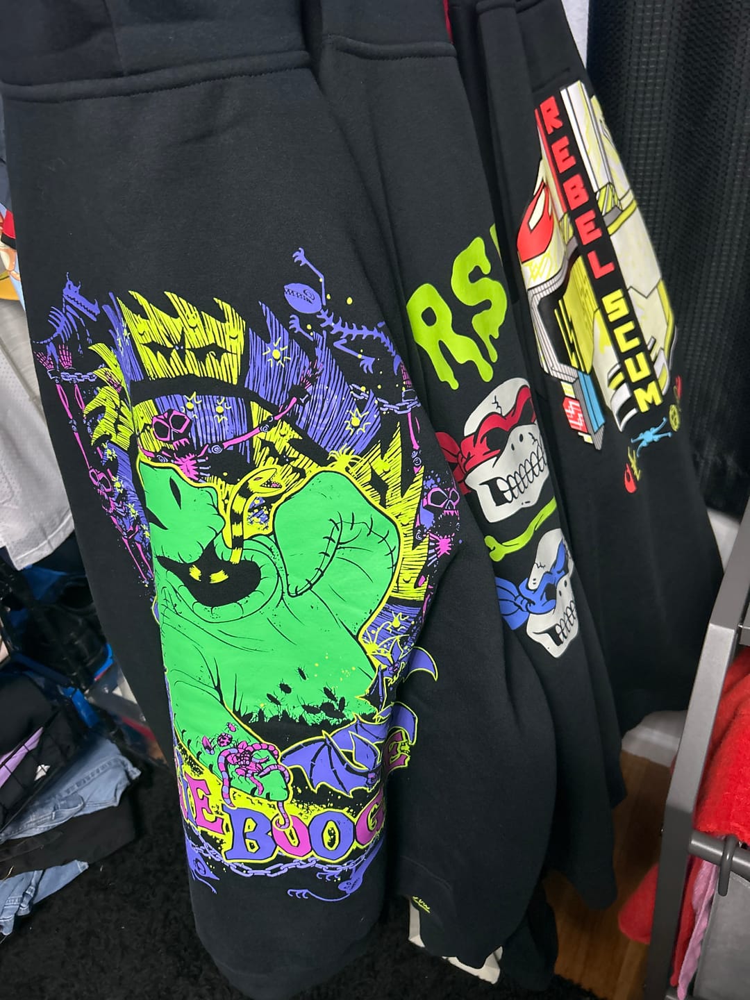 Customer photo review of Disney Tim Burton's The Nightmare Before Christmas "Oogie Boogie Hoodie" – Classic Hoodie