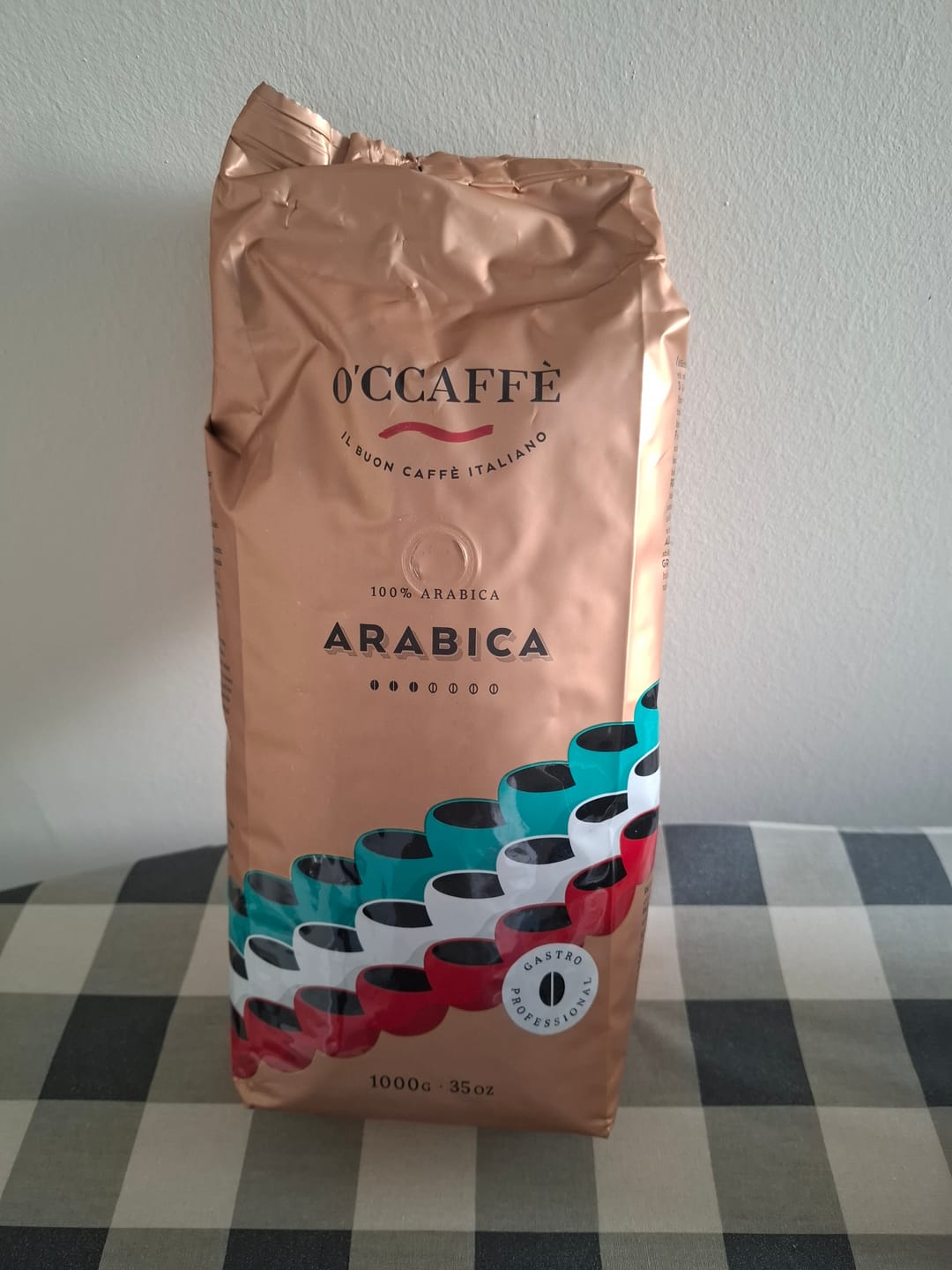 Customer photo review of Occaffe Grano 100% Arabica Professional 1kg