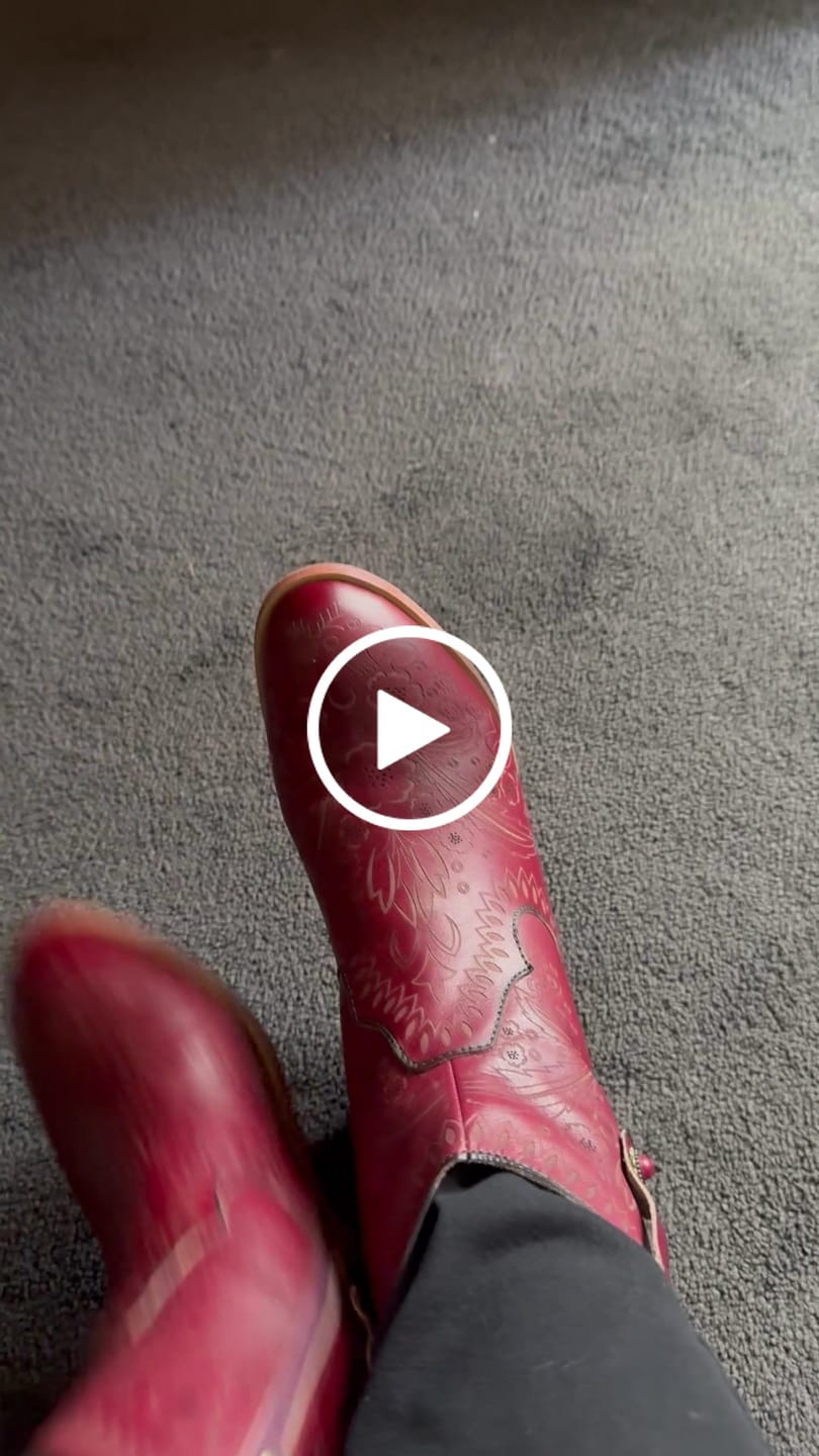 Customer video review of Vintage Handmade Chelsea Inspired Ankle Boots