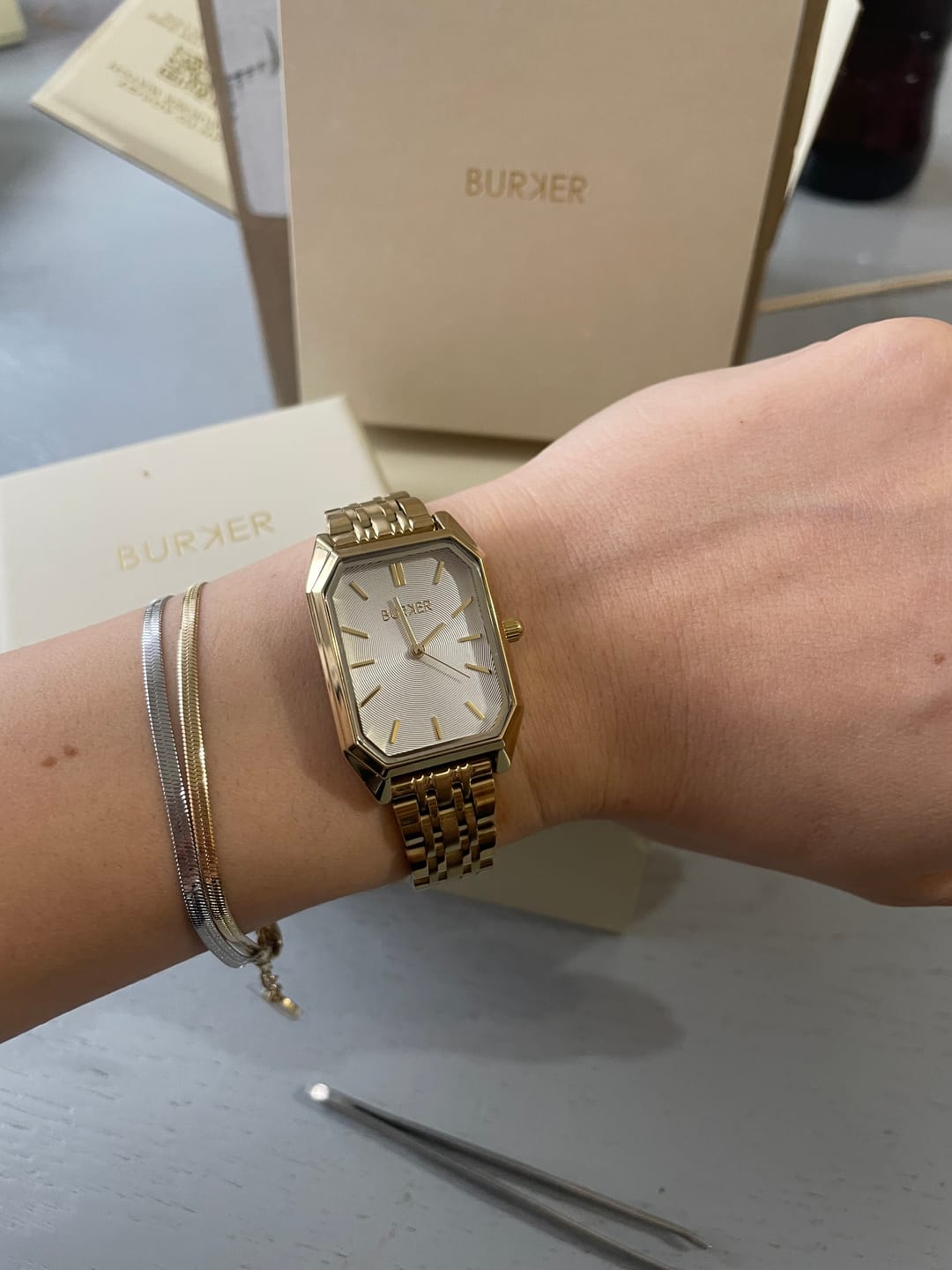Customer photo review of Lily Gold/Silver Bracelet