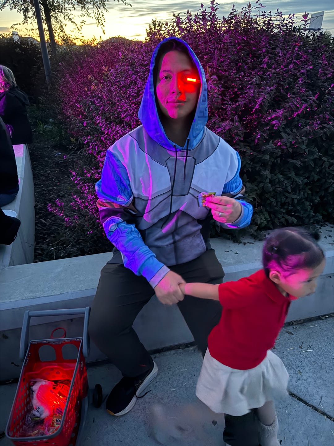 Customer photo review of Gearhumans 3D Teen Titan Cyborg Cosplay Custom Tshirt Hoodie Apparel