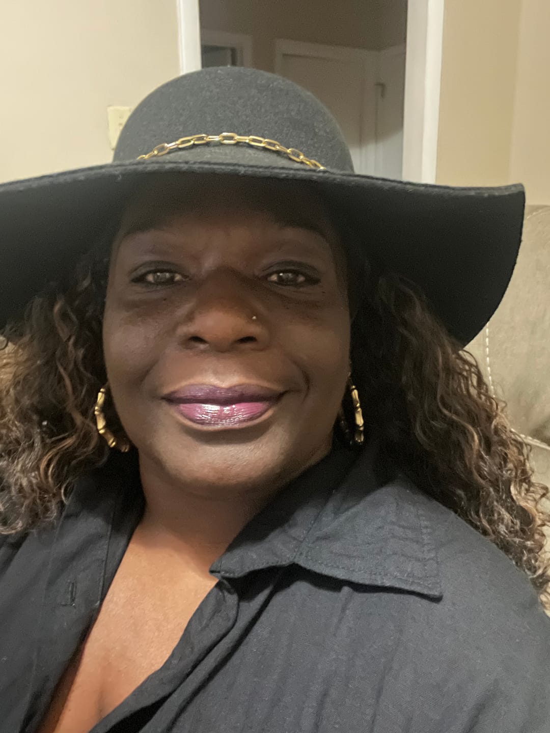 Customer photo review of Sensationnel Instant Weave Drawstring Ponytail and Half Wig - IWD 15
