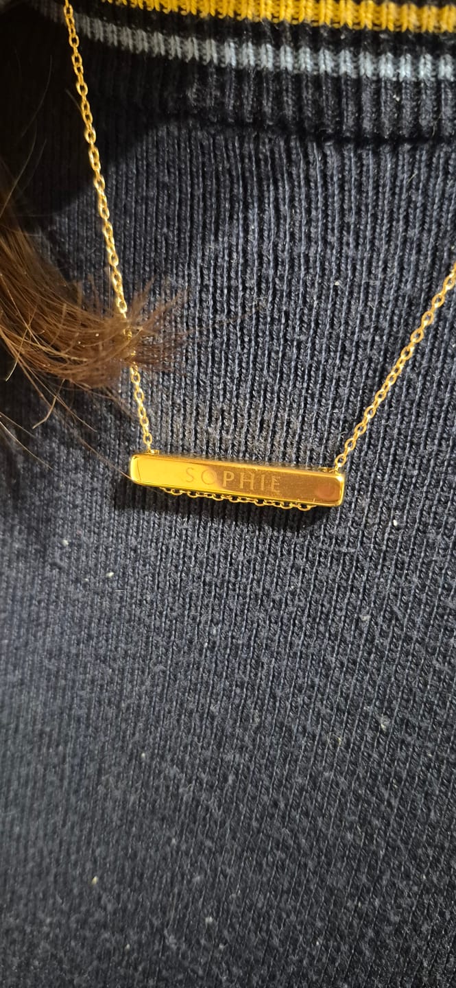 Customer photo review of Back Engravement