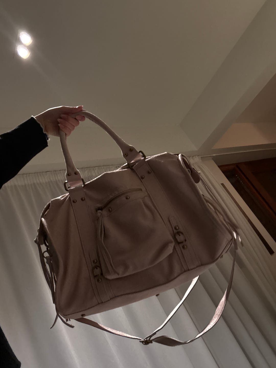 Customer photo review of It girl bag vanilla pink