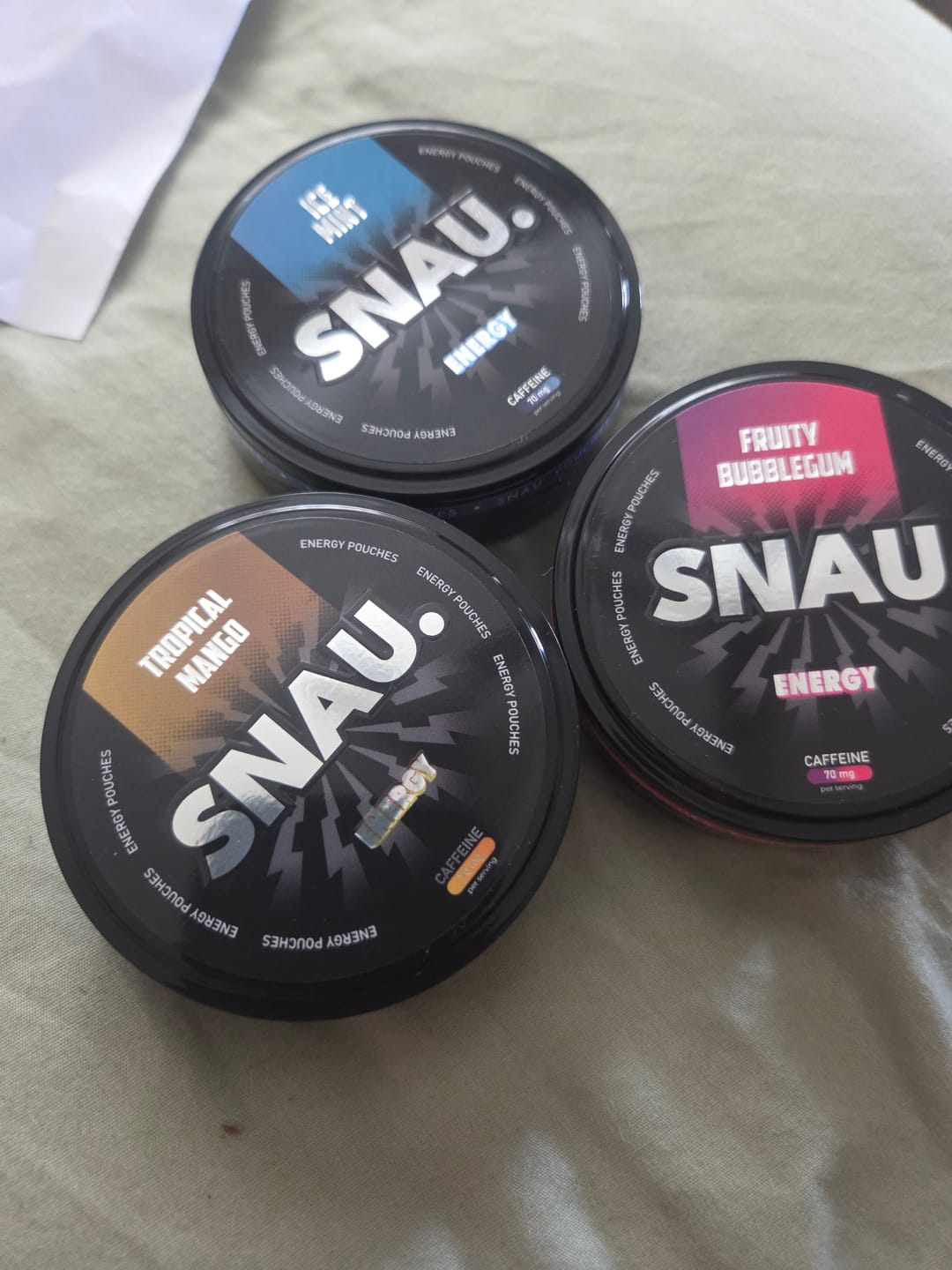 Customer photo review of SNAU POUCH™ | CAFFEINE + NOOTROPIC FORMULA | 70mg