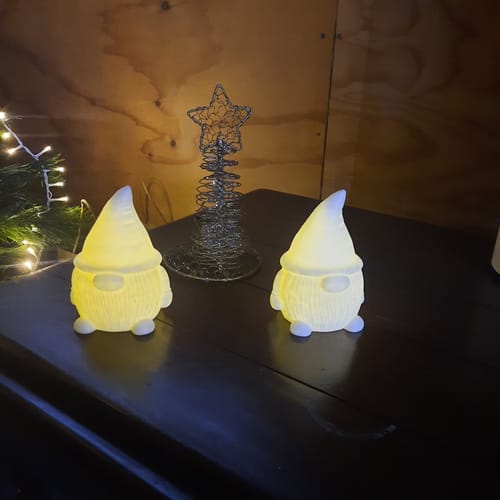 Customer photo review of Christmas Gnome Decor Set