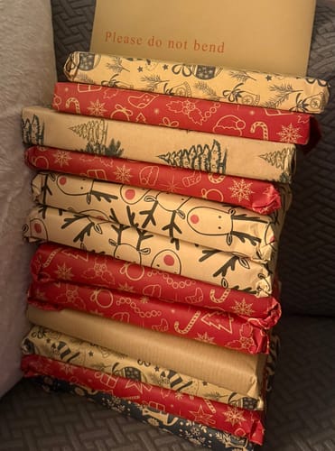 Customer photo review of Fiction Advent Calendar