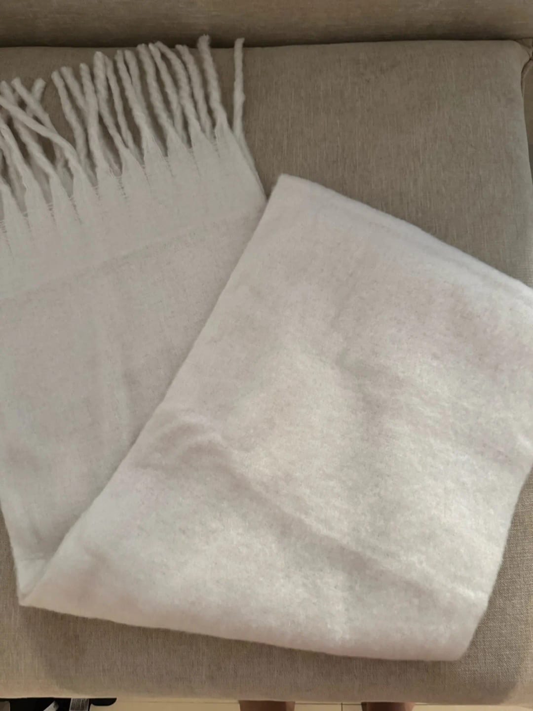 Customer photo review of Tanya Tasseled Winter Scarf