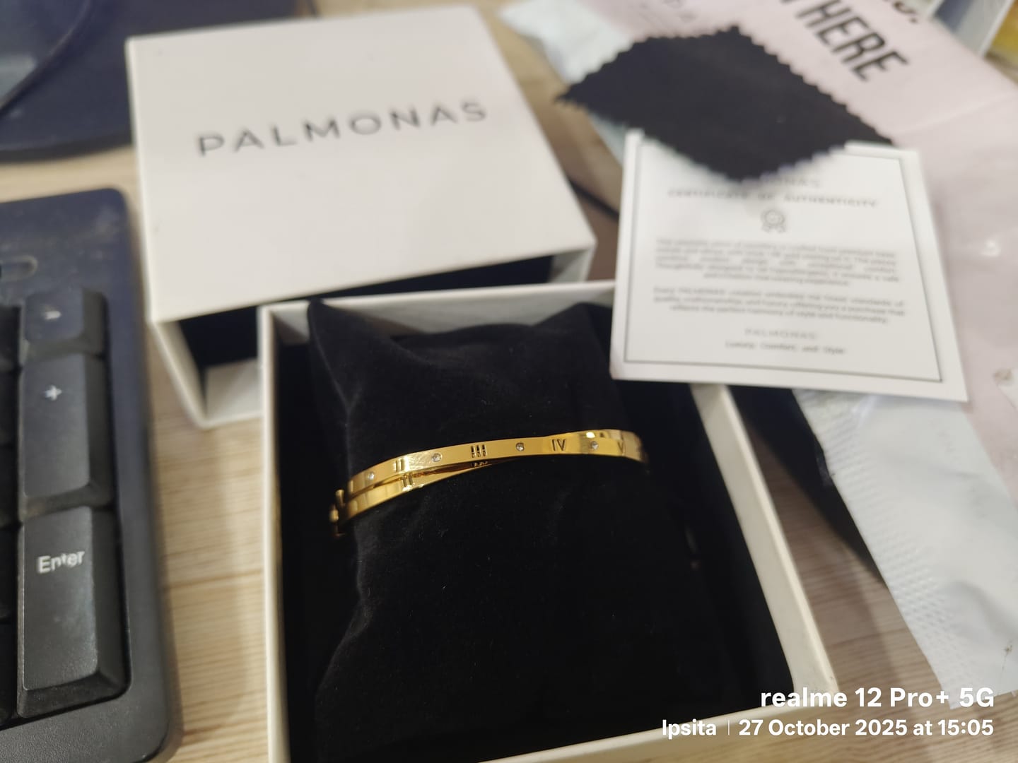 Customer photo review of Roman Tales Bracelet
