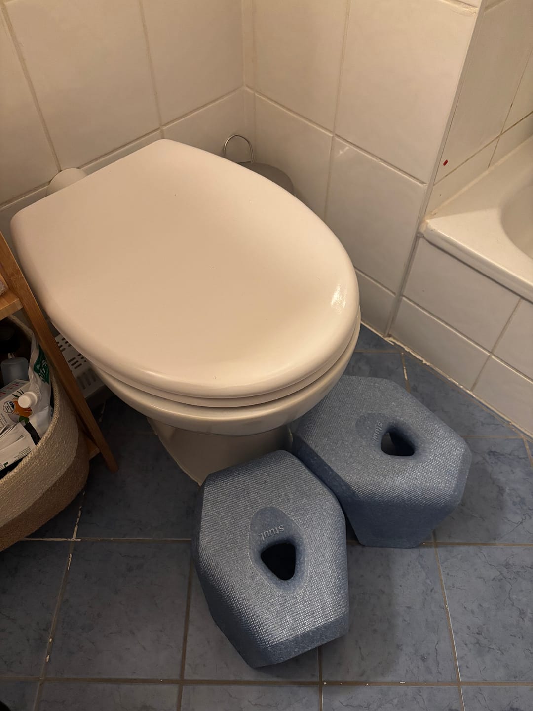 Customer photo review of stuul® Toilet Stool | The Poop Stool with Style