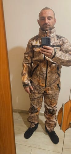 Customer photo review of wasserdichte camouflage jagdjacke 5WL Camo
