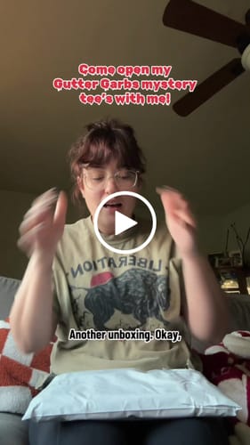 Customer video review of Mystery Tee