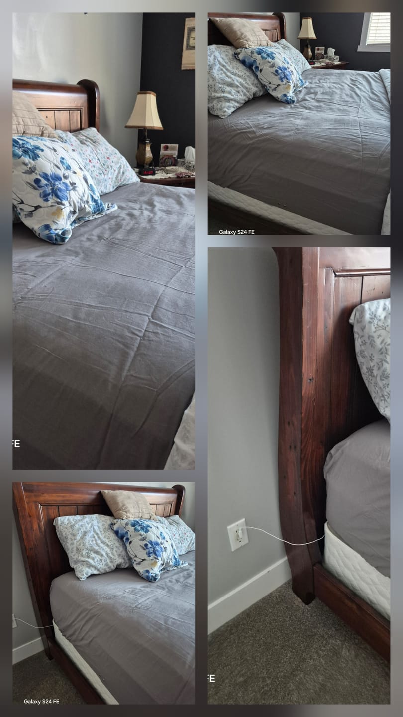 Customer photo review of Tala Grounding Sheet | Earthing Sheet Canada for Sleep