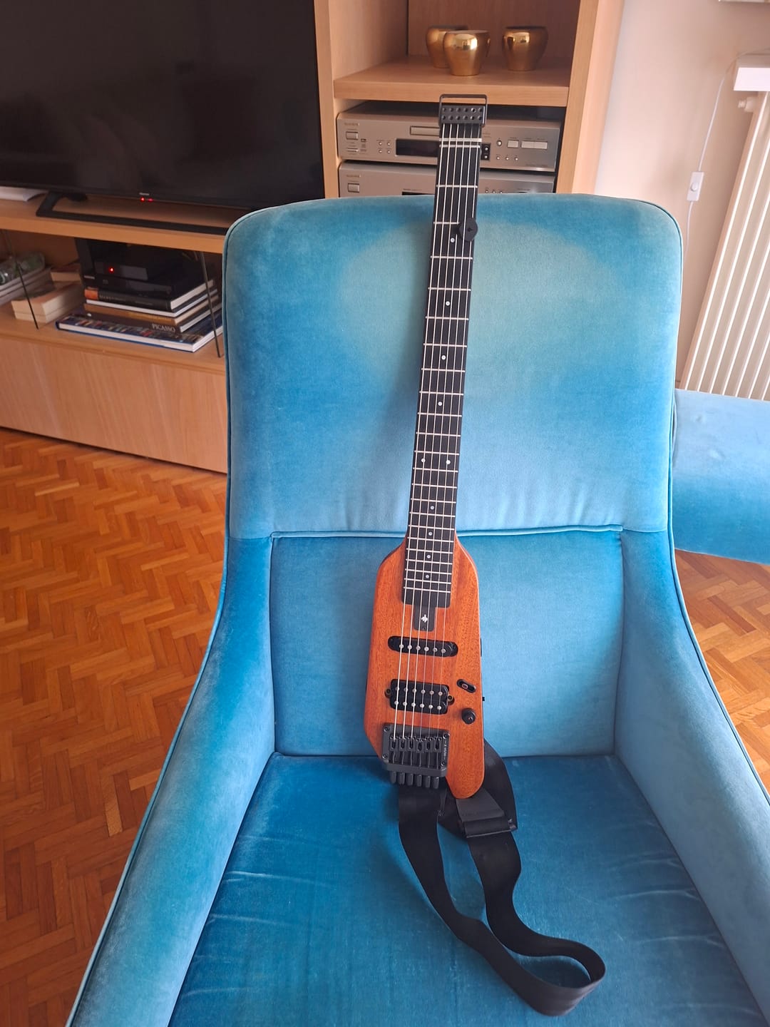Customer photo review of Donner HUSH™ X Guitare Électrique Sans Tête