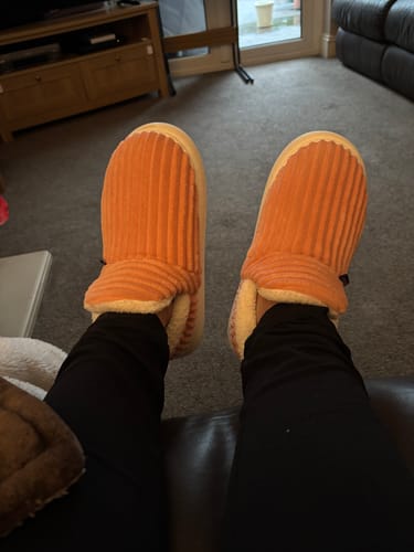 Customer photo review of Cozie Co Slippers