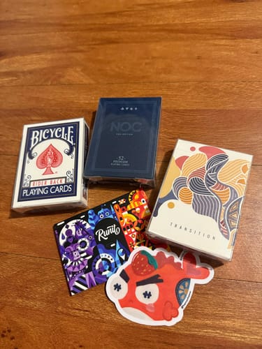 Rodney Elven Jay C. review of [IMPERFECT] NOC Pro Navy Blue (Marked) Playing Cards image 1 out of 1