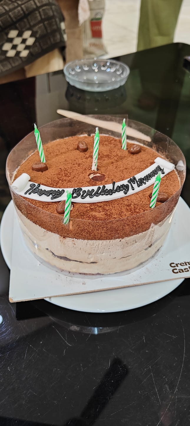 Customer photo review of Italian Tiramisu Cake
