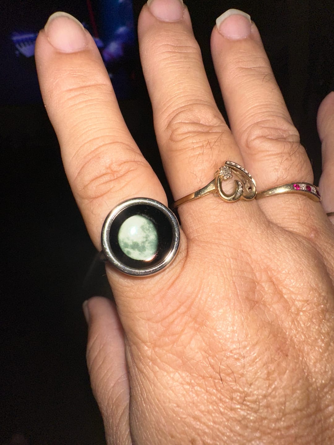 Customer photo review of Moonrise Ring