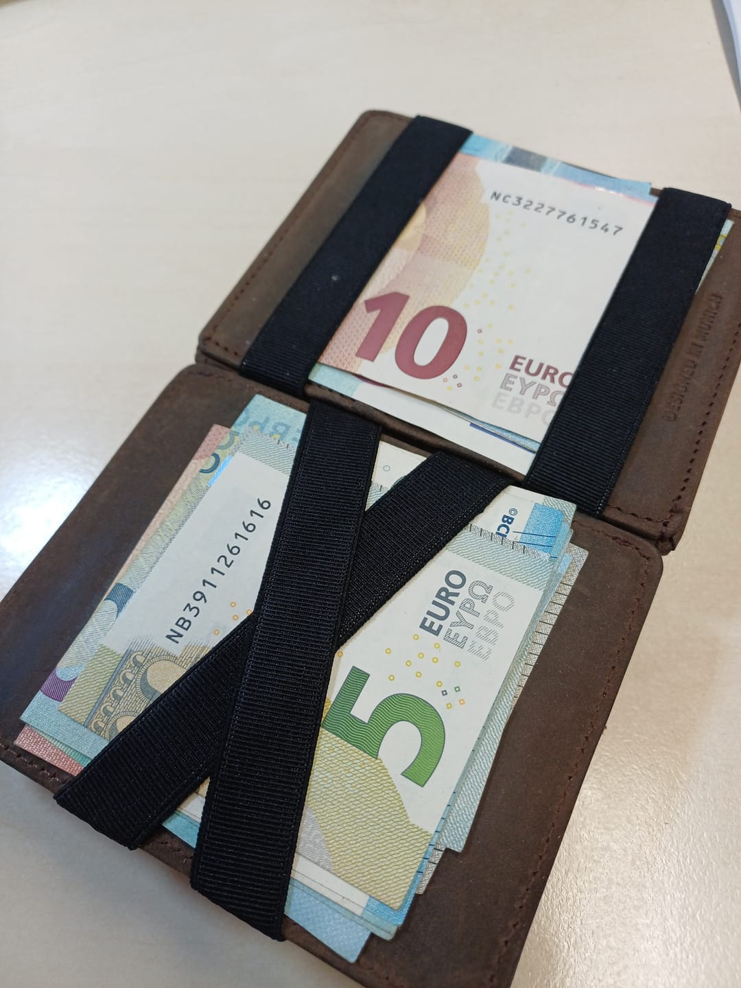Customer photo review of Flap Boy XL - Magic Wallet with Coin Pocket