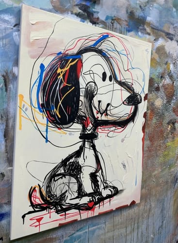 Customer photo review of Abstract Graffiti Art #GA051