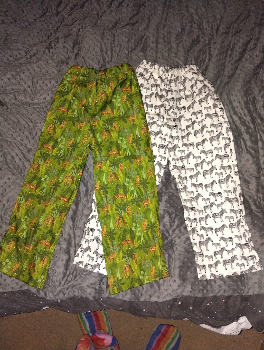 Customer photo review of Jungle Leopards Rose & Hubble Cotton Poplin Fabric