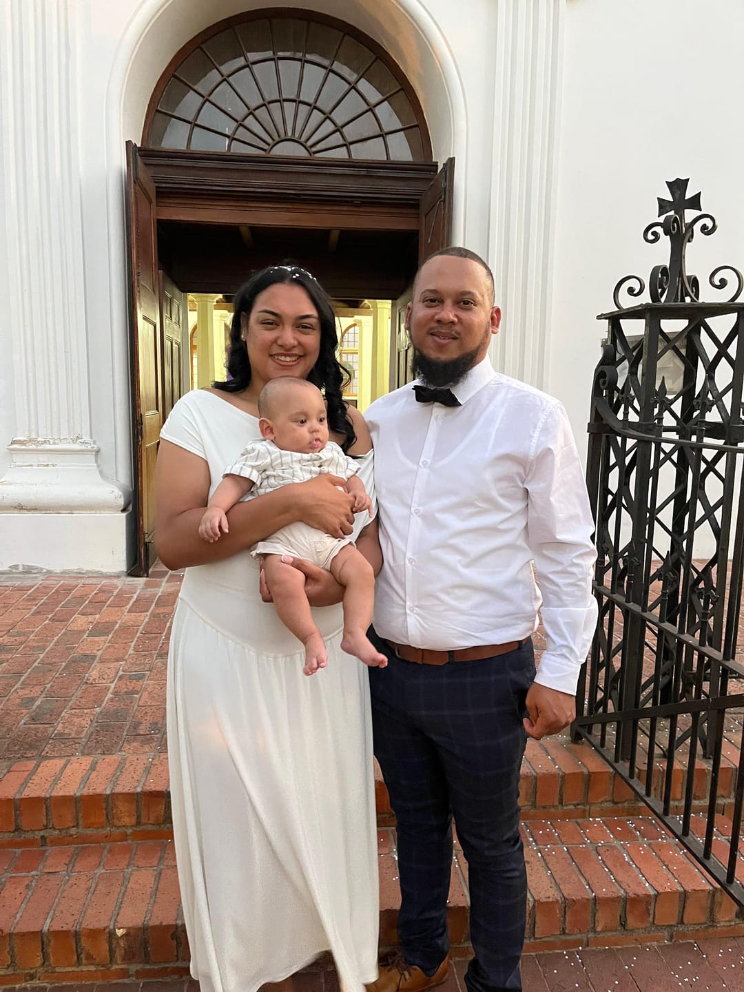 Customer photo review of Cream Cowl Neck Drop Waist Midi Dress