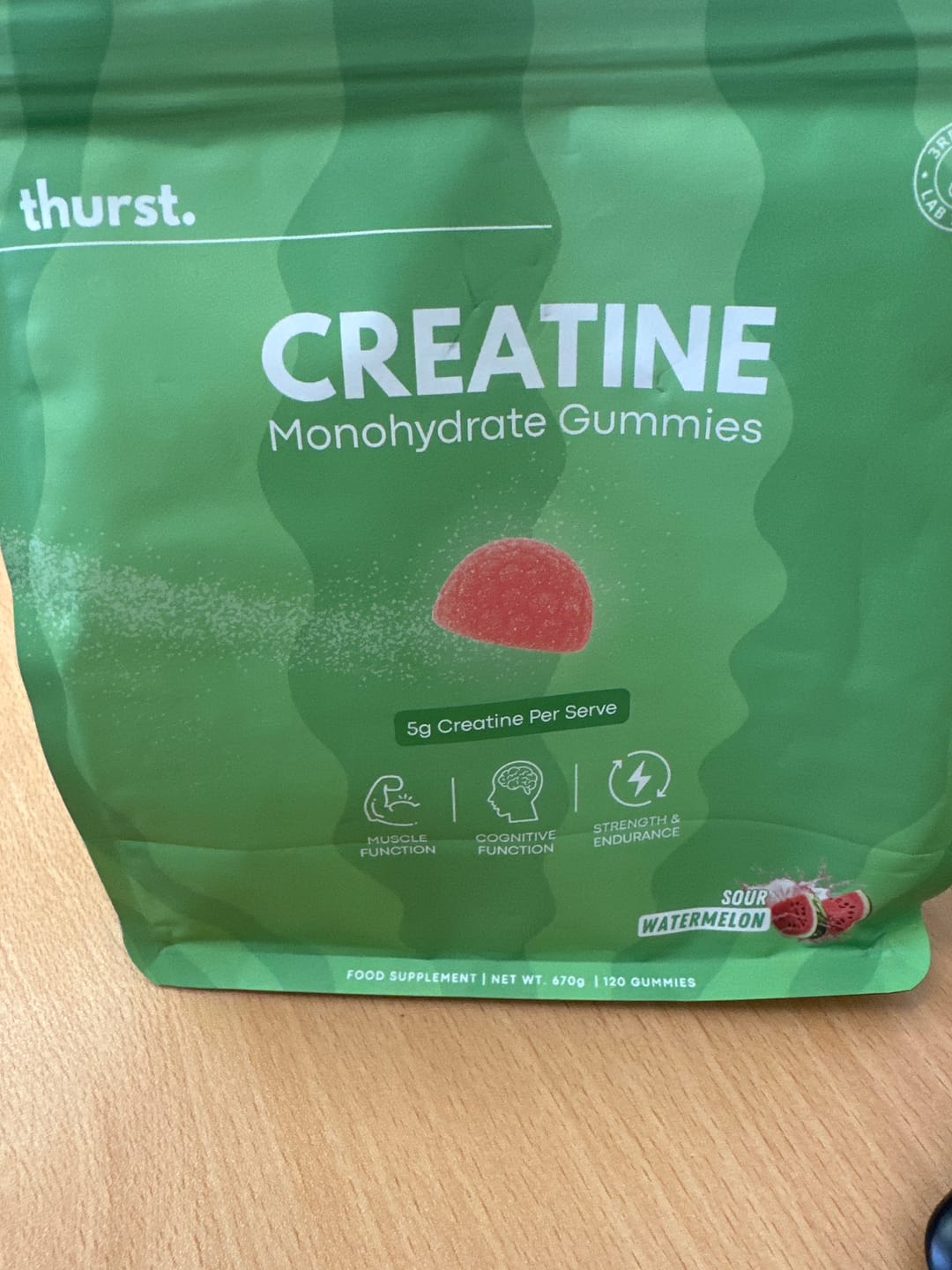 Customer photo review of Creatine Gummies - Pre-order | Ships ~30th Sept