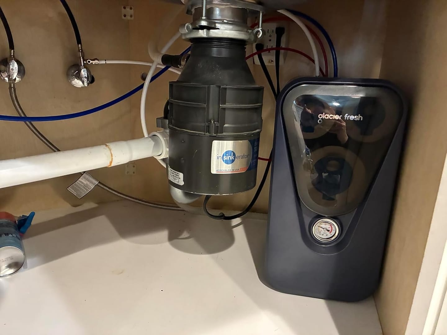 Customer photo review of Easier to Install 800GPD Reverse Osmosis System, Under sink RO System-Glacierfresh U03