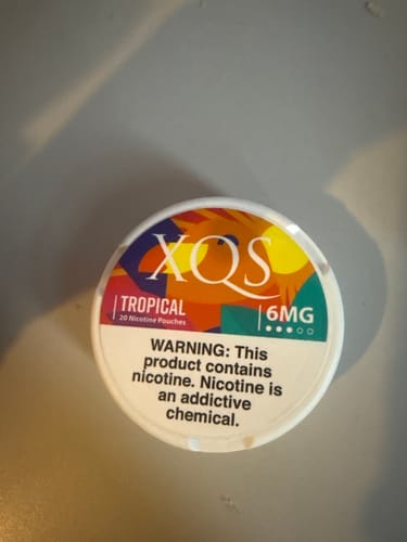 Customer photo review of Tropical Nicotine Pouches